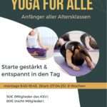 white green minimalist Yoga Class promotion Flyer
